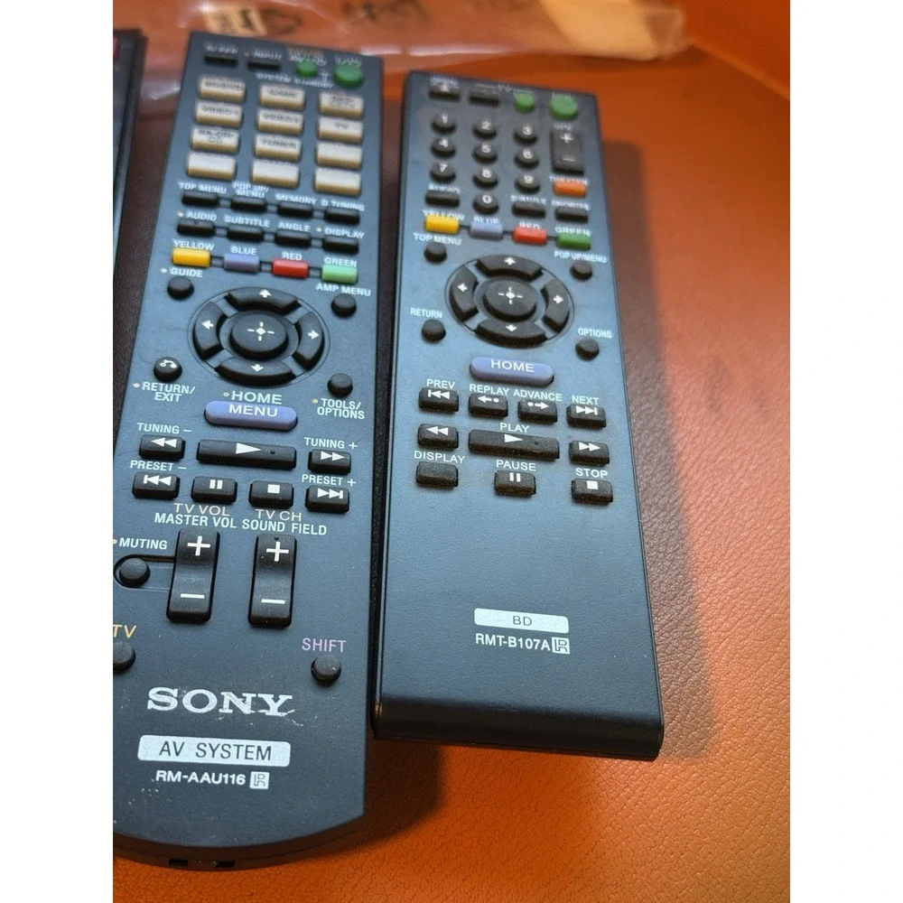 Lot Of 3 Remotes , Sony RM-AAU116, Samsung BN59-01178W, And RTM-B107A